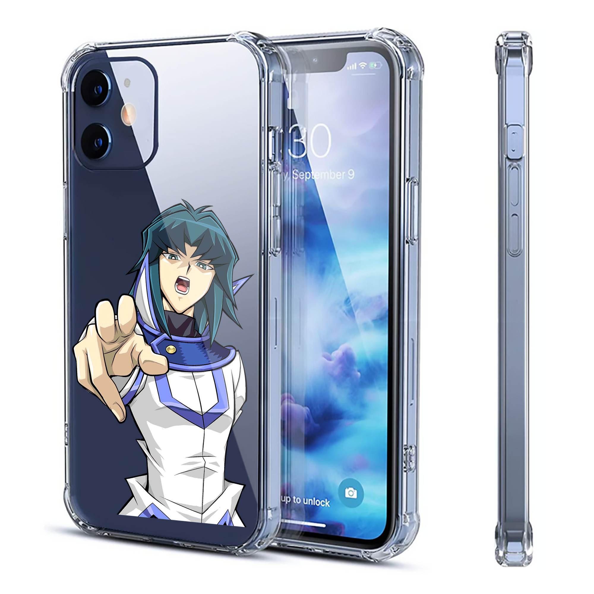 （画像用） 遊☆戯☆王 Yu-Gi-Oh! 【iPhone 12シリーズ対応】透明スマホケース（クリアソフトケース）